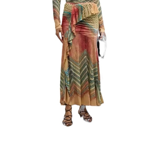 ULLA JOHNSON Alyssa Midi Skirt In Crystal Opal, size S, NWT, $390 - Picture 7 of 12